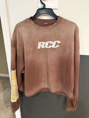 RCC Brown Graphic Crewneck shirt